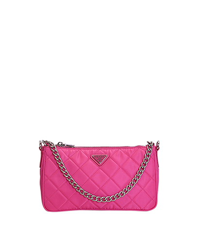 Quilted Chain Crossbody, front view